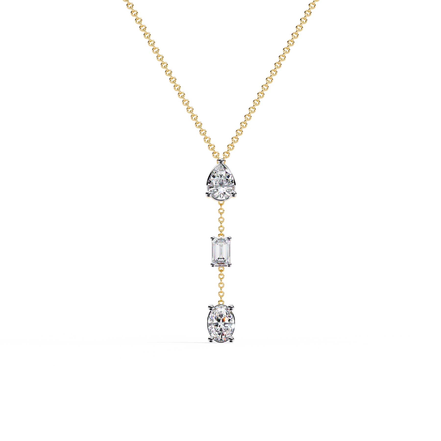 Adara Trilogy Diamond Drop Pendant – PN14056