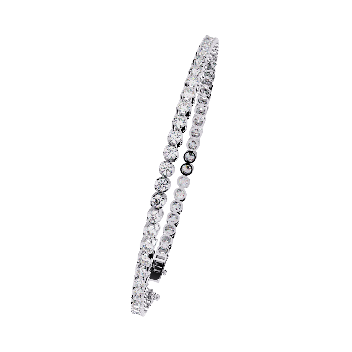 Elodie Riviera Diamond Tennis Bracelet – product view 6