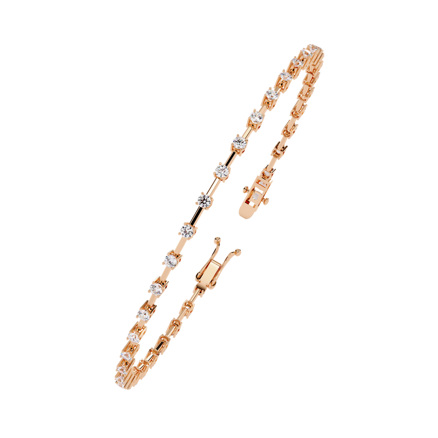 Elodie Éclat Diamond Tennis Bracelet – BR14069