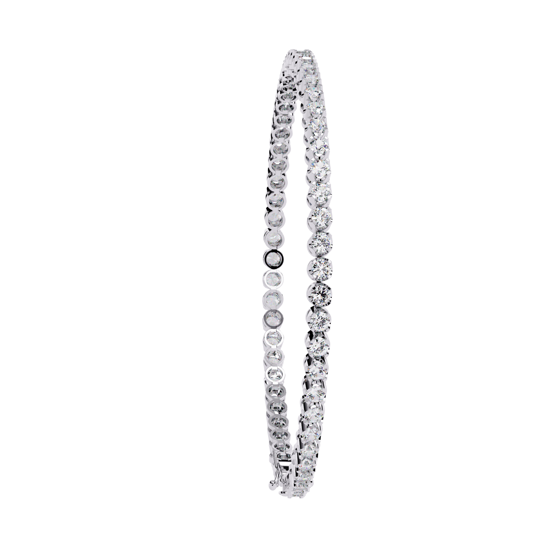 Elodie Riviera Diamond Tennis Bracelet – product view 3