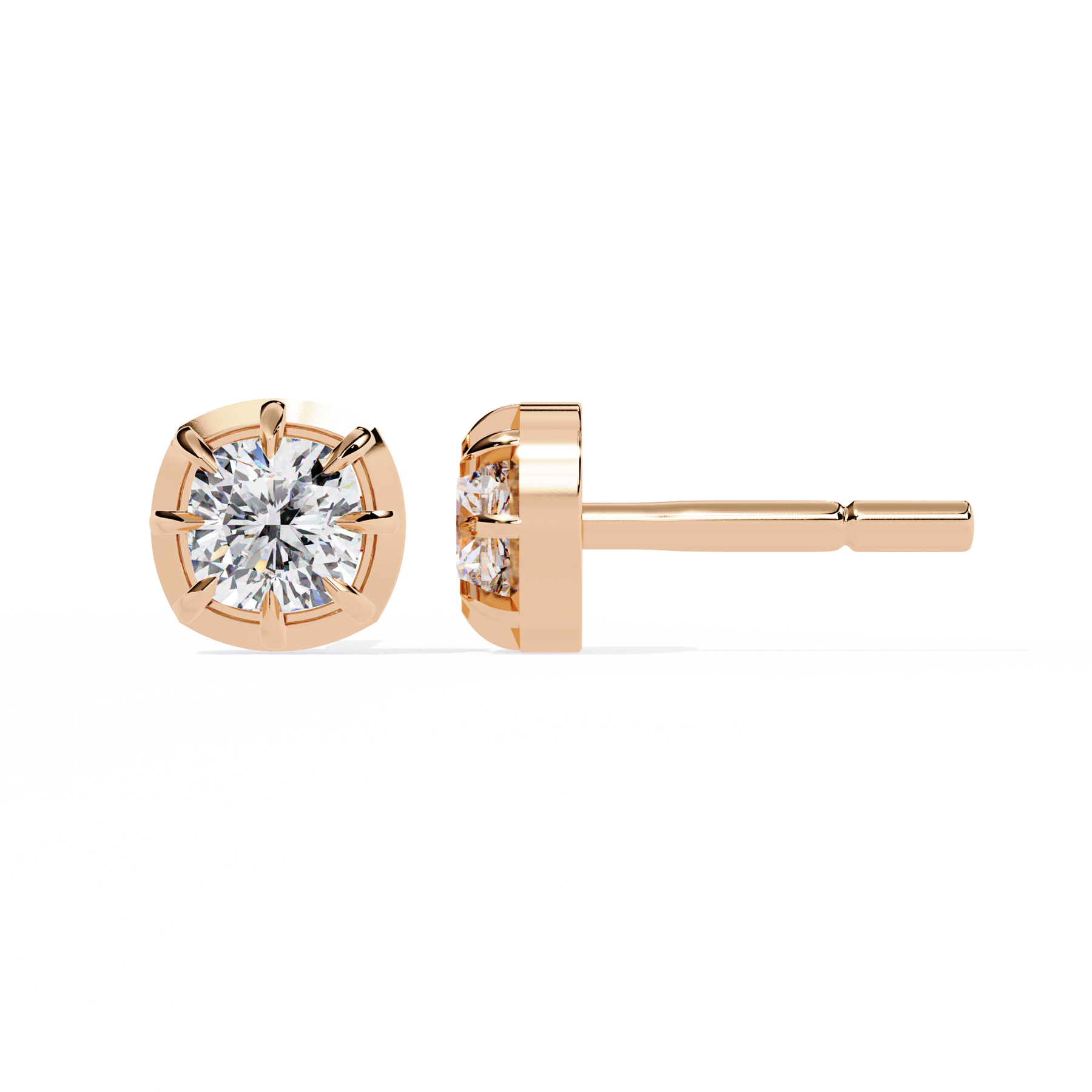 Marielle Round Diamond Stud Earrings – ER14094