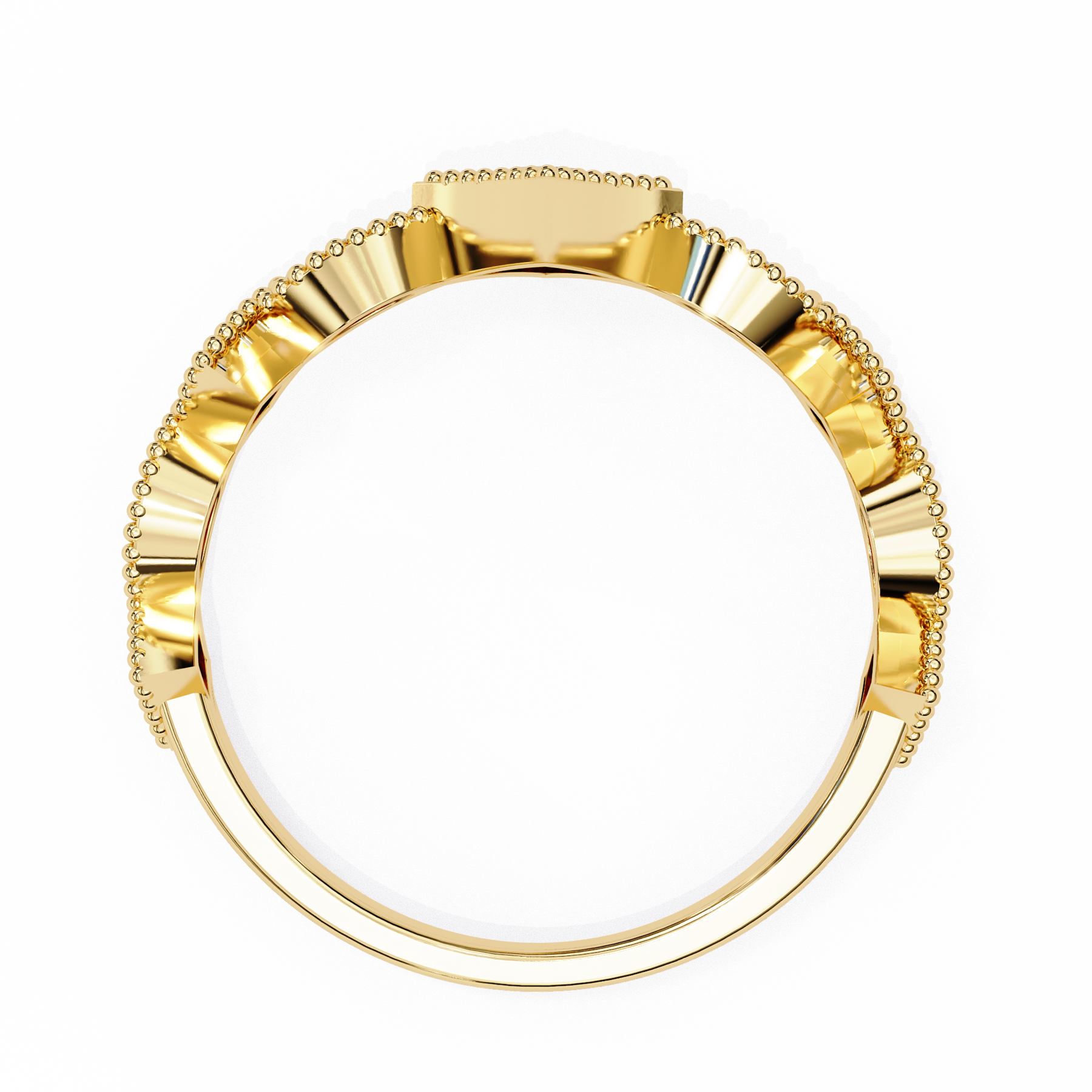Solene Mosaic Diamond Band – product view 4