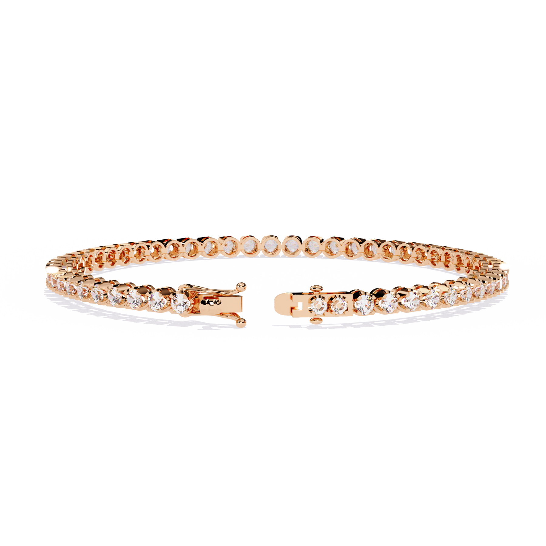 Elodie Riviera Diamond Tennis Bracelet – product view 10